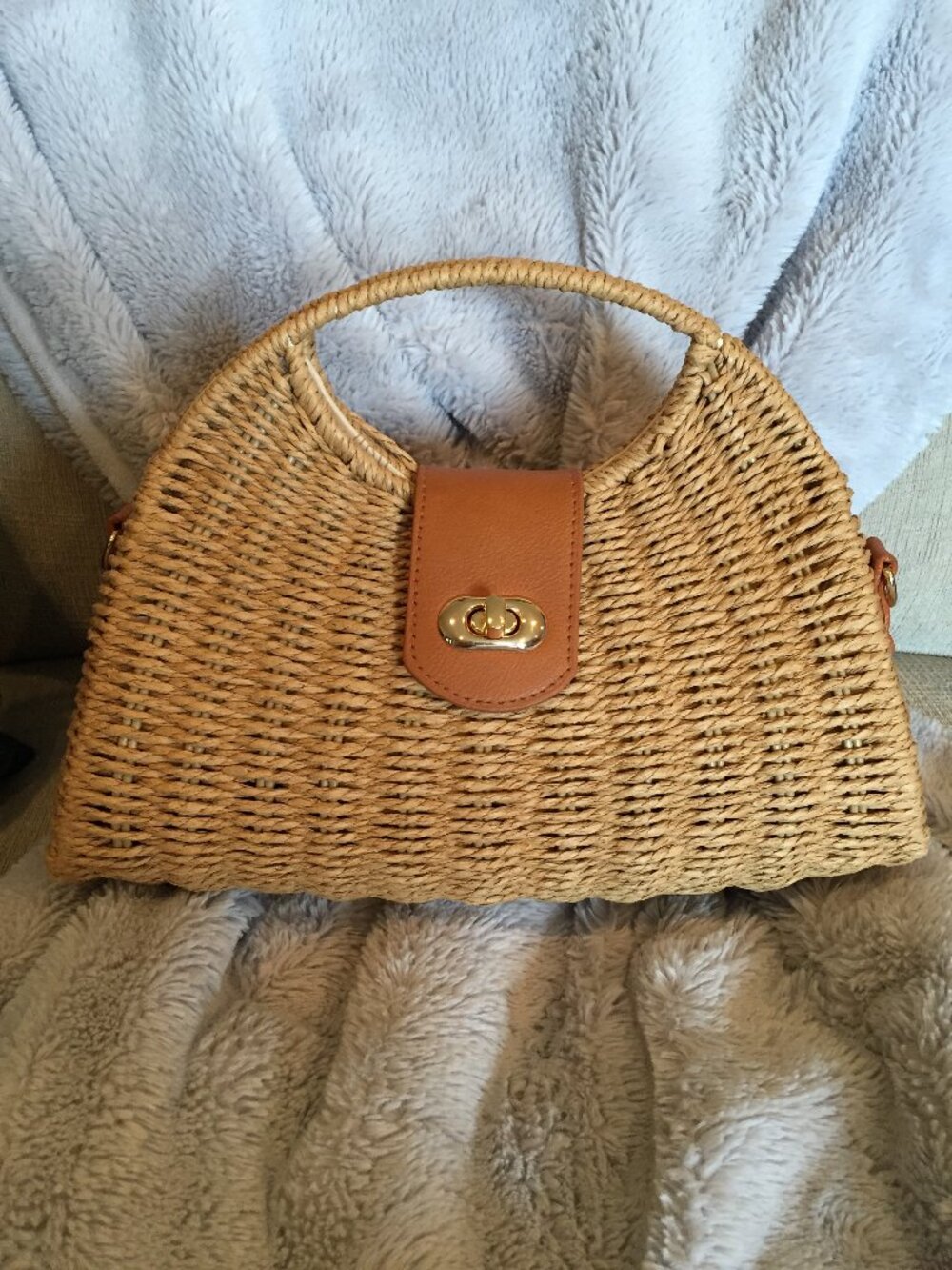 Wicker purse